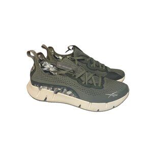 Size 11 Reebok Zig Sky GY5838 Women's Green Chalk Cold Grey Running Sneaker Shoe